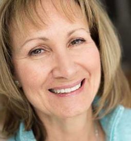 image of a happy caucasian woman